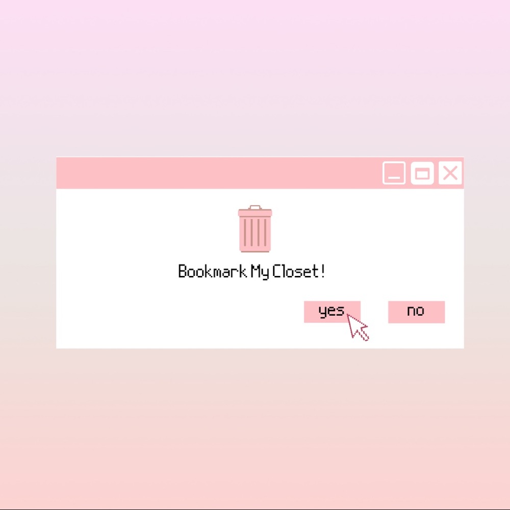 Like This Listing To BookMark My Closet. You will be notified when I run sales😍